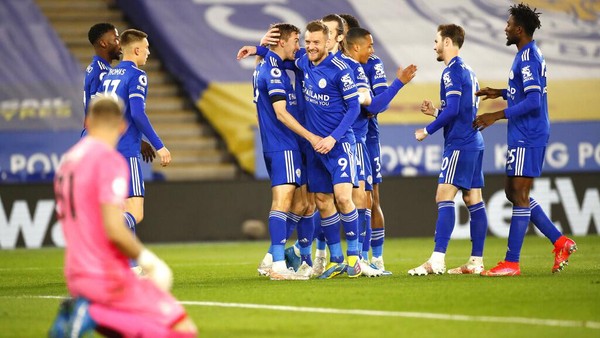 Leicester Vs Crystal Palace: The Foxes Menang 2-1, Mantap di Tiga Besar